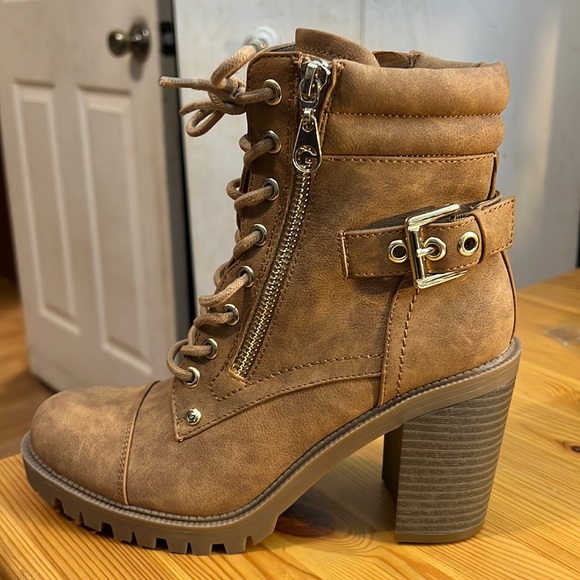 Guess GBG Los Angeles Jaydyn Combat Boot 6.5M - Picture 5 of 11